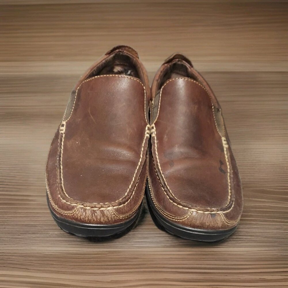 Cole Haan Tucker Venetian Loafer Mens 10M‎ Dark Brown Leather Slip In Shoes